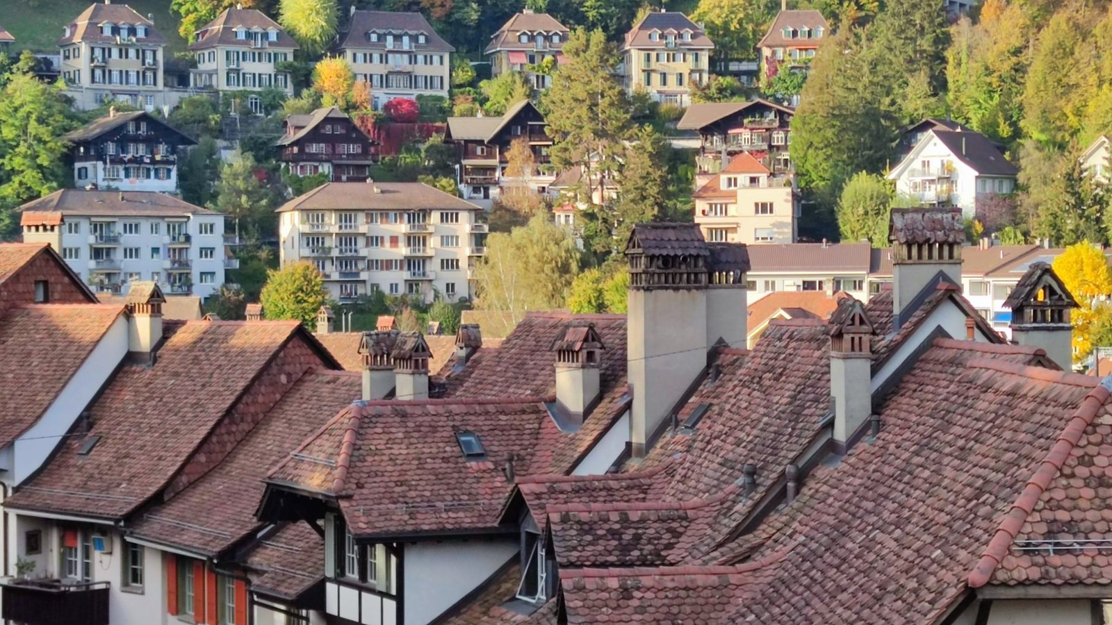 Roofs of Bern old town