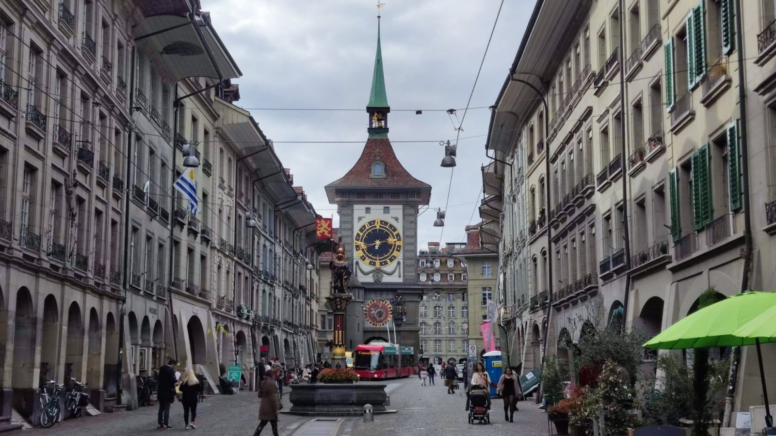 Zytglogge clock tower in Bern’s Kramgasse