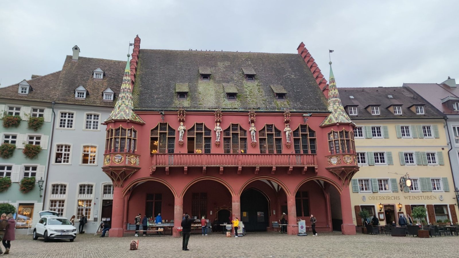 Historic Merchants’ Hall on Münsterplatz in Freiburg