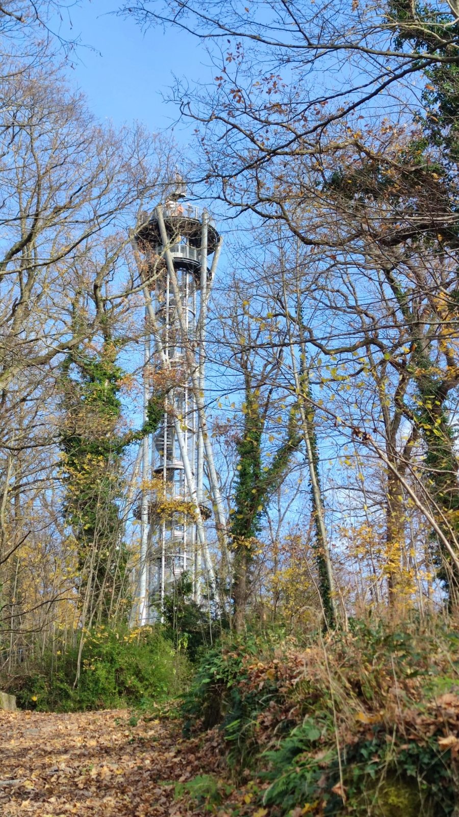 Observation tower on Schlossberg in Freiburg