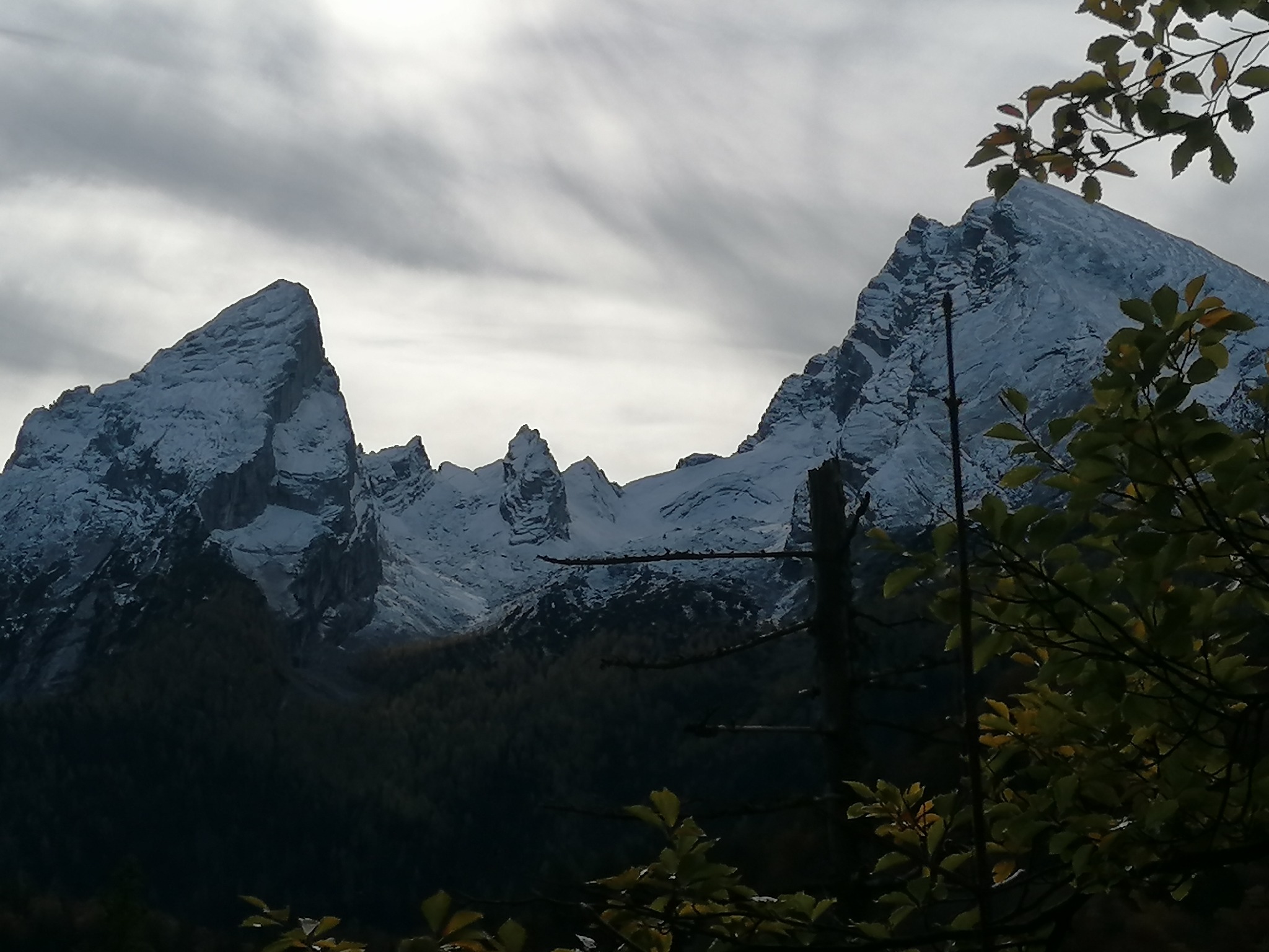 Watzmann mountain near Königssee in the Berchtesgaden Alps